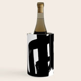 A Heavy Thought White Background Wine Chiller
