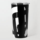 A Heavy Thought White Background Travel Mug