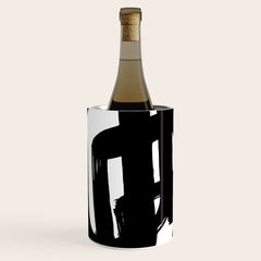 A Heavy Thought White Background Wine Chiller