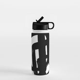 A Heavy Thought White Background Water Bottle