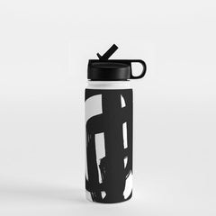 A Heavy Thought White Background Water Bottle