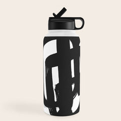 A Heavy Thought White Background Water Bottle