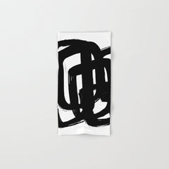 A Heavy Thought White Background Bath Towel