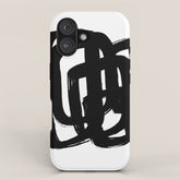 A Heavy Thought White Background iPhone Case