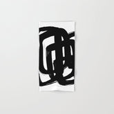 A Heavy Thought White Background Bath Towel
