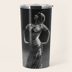1920 Spanish Flamenco dancer vintage starlet Ruth St Denis black and white photograph Travel Mug