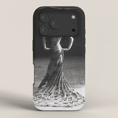 1920 Spanish Flamenco dancer vintage starlet Ruth St Denis black and white photograph iPhone Case