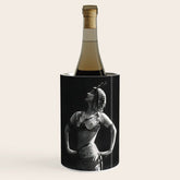 1920 Spanish Flamenco dancer vintage starlet Ruth St Denis black and white photograph Wine Chiller