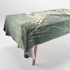5 Lakes at Moonlight Tablecloth