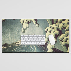 5 Lakes at Moonlight Desk Mat