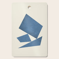 3 Forms Composition - Blue Cutting Board