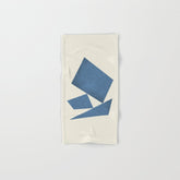 3 Forms Composition - Blue Bath Towel