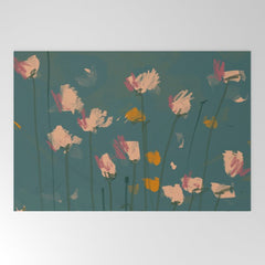 A Field Of Flowers Bloom Welcome Mat