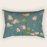 A Field Of Flowers Bloom Rectangular Pillow