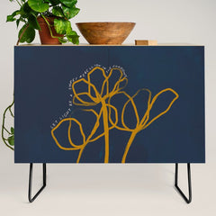 "Let Light Be A Sweet Rebellion In The Shadows." Credenza