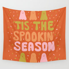 Tis the Spookin Season Wall Tapestry