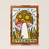 8. Strength Mushroom Stationery Card