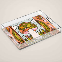 8. Strength Mushroom Acrylic Tray