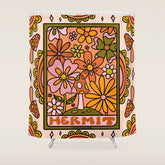 9. Hermit Mushroom Shower Curtain