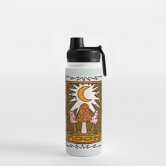 18. Moon Tarot Mushroom Water Bottle