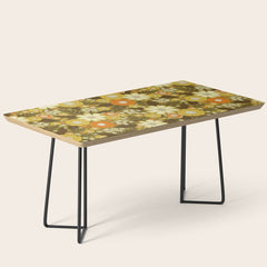 1970s Retro/Vintage Floral Pattern Coffee Table