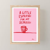 A Little Espressi Mini Art Print