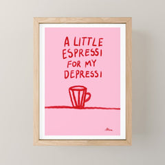 A Little Espressi Mini Art Print