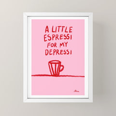 A Little Espressi Mini Art Print