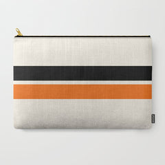 2 Stripes Black Orange Carry All Pouch