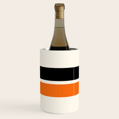 2 Stripes Black Orange Wine Chiller