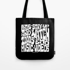 2000's Emo Music Video Tote Bag