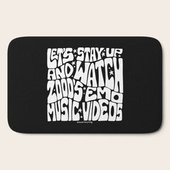 2000's Emo Music Video Bath Mat