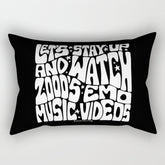 2000's Emo Music Video Rectangular Pillow