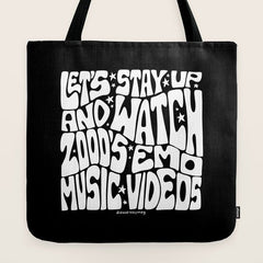 2000's Emo Music Video Tote Bag