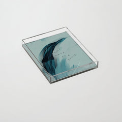"One Wave At A Time" Acrylic Tray