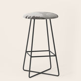 1920 Woman at the Gate, Eiffel Tower black and white photography / jazz age black & white photograph Stool