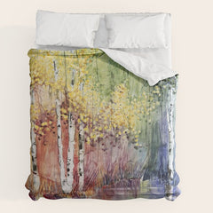 4 Season watercolor collection - summer Comforter
