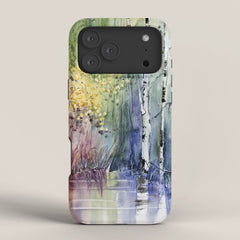 4 Season watercolor collection - summer iPhone Case