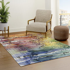 4 Season watercolor collection - summer Rug