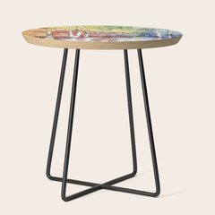 4 Season watercolor collection - summer Side Table