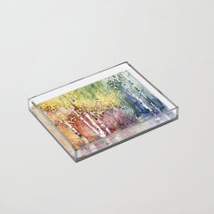 4 Season watercolor collection - summer Acrylic Tray