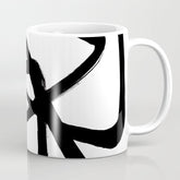A Family Of Five White Background Coffee Mug