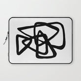 A Family Of Five White Background Laptop Sleeve