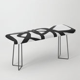 A Family Of Five White Background Bench