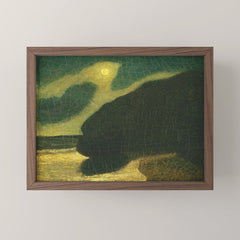 "Moonlit Cove" by Albert Pinkham Ryder (1880) Mini Art Print