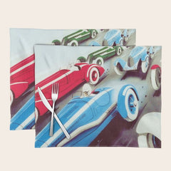 1932 Vintage 24 Hours of Le Mans French Auto Racing Wall Decor Placemat