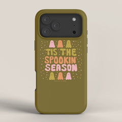 Tis the Spookin Season in Green iPhone Case