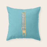 A Book Lover (blue) Throw Pillow