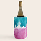 13 Watercolor November 2021 211130 Painting Valourine Original Design Color Bright Modern Contemporary Wine Chiller