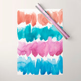 13 Watercolor November 2021 211130 Painting Valourine Original Design Color Bright Modern Contemporary Wrapping Paper